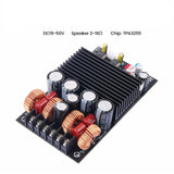 DC19-50V 300W+300W 600W Bluetooth Power Amplifier Module TPA3255 Chip 2.0 Channel With Treble And Bass Adjustment Durable