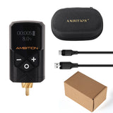 Ambition  Wireless Tattoo Battery Power Supply RCA Interface 1950mAh portable LCD Display For Rotary Machine Fast Charger