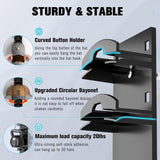 Baseball Caps Hat Rack For Wall With Strong Adhesive To 10 Hats, Cap Organizer Storage Multilayer 2 Mounting