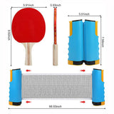 Table Tennis Set Portable Net Frame Telescopic Net Frame Sports Decompression Indoor Toys