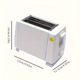 1pc, 2 Slice Toaster, Easy To Clean Breader Toaster Toaster 2 Slice Wide Slot, Extra Wide Slots