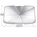 Protect your sunlight with this portable foldable car windshield sunshade