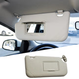 Top-1Pair Front Side Visor Cover With Makeup Mirror Sunvisor For Ford Focus 2012-2018 Car Sunshade Sun Shield