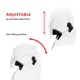 Universal Extension Adjustable On Windscreen Deflector for Most Motorcycle Dirt Bikes with Windshield