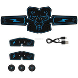 1 set of EMS smart massager abdominal and arm stimulator trainer muscle exercise lazy home fiess equipment