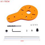 Circle Cutting Jig Hand Tools For Electric Wood Router Hand Trimmer Woodworking Trimming Milling Circle Groove Accessories Tool