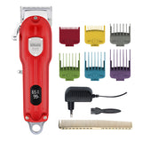 HOTSALE WMARK NG-2025B All-Metal Clipper with Charge Stand LED Display 2500mAh 6500 RPM 9CR18 Blade Hair Cutting hine