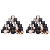 48 Pack Tin Cans With Lids, 4 Oz, Metal Jars For DIY Candle Making, Arts & Crafts, Party Favors And Gifts
