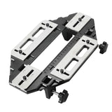 Wood Door Hinge Hole Opener Hinge Positioning Slotter Hinge Lock Guide Plate Hole Opener With Spanner Bottom Cutter