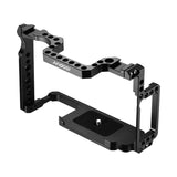 Andoer Camera Cage Aluminum Alloy with 1/4Inch &amp 3/8Inch Screw Holes Dual Cold Shoe Mount for Canon 5DS 5DR 5D Mark IV/III/II