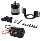 540 Brushed Motor 35T With 1:5 Reduction Gearbox For 1/14 Trailer 1/10 RC Car Crawler Axial SCX10 Traxxas TRX4 Replacement