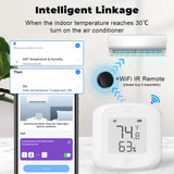 Tuya Smart WiFi/Zigbee LCD Temperature and Humidity Sensor Wireless Detector Intelligent Linkage Support Alexa Google Home