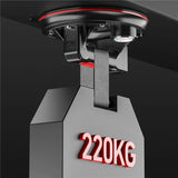 8-inch Electric Vacuum Suction Cup with Pressure Gauge - 220KG Bearing Capacity for Glass and Tile Lifting