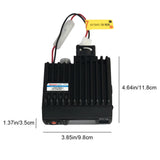 BJ-218 Automobile Mobile Radio Double Display Multi-modes Adjustable Programmable DC 12V/13.8V Two-Way Radios with Cooling Fan