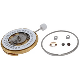 4 Hands 25 Jewels 2836 Automatic Mechanical Watch Movement Date At 3 O'Clock for ETA 2836-2 GMT Gold