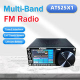 ATS25X1 Upgraded 2.4" Toucreen Si4732 AW LW MW SSB Full Band Radio Receiver BNC FM Antenna Interface Type-C Upgradeable
