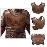Men PU Leather Body Chest Harness Steampunk Medieval Armor-Viking  Chest Armor for Halloween Cosplay-Parties NEW
