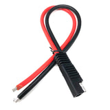 30cm 10AWG Single Ended Inout / Output DC Power Automotive Extension Cable Solar Panel Battery SAE Plug