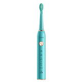 Intelligent electric toothbrush with sonic vibration bristles for direct USB charging