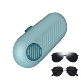 Glasses Case Visor Clip Sunglass Holder For Car Eyeglasses Storage Box Sunglasses Travel