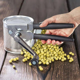 Commercial Hand Crank Can Opener Manual Heavy Duty with Comfortable Extra-Long Handles Oversized Knob
