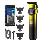 2024 New Resuxi LM-661 Rechargeable Trimmer Oil Head Electric Push Shear Hairsalon Home Men's Carved Hair Clipper