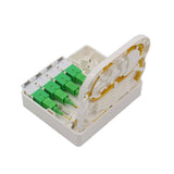 Core FTTH Fiber Optic Termination Ftth Box 4 ports Optical fiber panel box with SC APC connectors pigtail