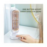 New Stand Mini USB Battery Rechargeable Tower Table Fan Type-C Portable Desktop Air Cooler for Home Study Camping 3