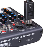 1 Pair of Wireless Microphone System - Rechargeable UHF with DSP Transmitter and Receiver, 2 Modes