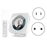 Portable Bluetooth Player,Wall Mount CD Player Home Audio Music Players With Remote Control,LCD Display
