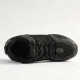 Women's Breathable Mesh Fabric Black Soft Soled Jazz Salsa Square Modern Dance Shoes