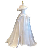 Temperament Princess Style French Satin Tail