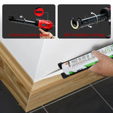 Cordless Caulking for Milwaukee 18V Battery 4 Adjustable Speed with LED Light Upgraded Electric Silicone Gun (No Battery)