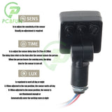 Sensor Switch Mini Human Body Infrared Motion Detector Adjustable 85-265V IP65 Waterproof Outdoor PIR LED od Light