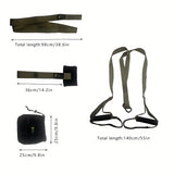1 Set Hanging Training Belt Set, Adjustable Tension Rope With Foam Handle, Suitable For Sports