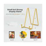 Stands - 6 Inch Plate Display + Metal Frame Holder Stand for Decorative Plate,Photo Easel