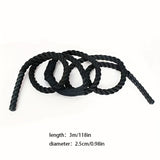 1pc, 118in Professional Fitness Elastic Rope, Household Resistance Jump Rope For Sports Weight Loss