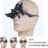 Magnifying Glass With LED Light Head Mount Magnifier Appraisal Of Antique Repair Glasses 10X 15X 20X 25X Hands Free Magnifying Loupe Eyeglass With Replaceable Lenses For Reading Jewelry Work Watch Repair