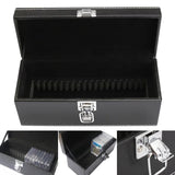 N PCGS ANACS Certified Coin Holders Slabs Storage Box Case Faux Leather For Coins Boxes