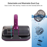 Compact Mattress 100W Handheld Cordless UV Bed Vacuum Cleaner - 8000Pa Strong Suction, 2 Speeds Adjustable for Clean