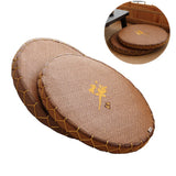 Naural Japanese-style tatami futon seat cushion round tea ceremony Zen floor Bay window mat