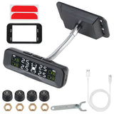 High Precision Car Pressure Monitoring System Solar TPMS Sensor Angle Adjustable Winderscreen Suction Tire Tester Universal