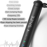 Intelligent voice jump rope with Smart Counter With HD LED display Adjustable Steel Skipping Rope for Fiess and Workout