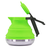 1 Piece Collapsible Camping Kettle Fit For Hiking, Travel & Outdoors 42 Ounce Capacity (Yellow)