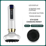 Electric Cupping with 12 Gear Suction and Heating. Guasha Scraping EMS Body Massager. Vacuum Suction Fat Burner Slimming.