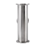 2 Pcs 1.5Inch 38Mm Tri Clamp 3 Way 304 Stainless Steel Sanitary Ferrule Tee Connector Pipe Fitting
