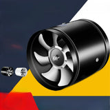 220V 4/6/7/8/10/12inch round duct exhaust fan Air Ventilator Metal Pipe Ventilation vent Exhaust Fan for Household kitchen