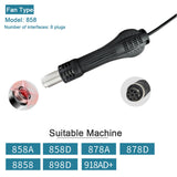 Detachable Tornado Airflow Handle for 858 Fan Model Eight Interfaces for Easy Connection Strong and Focused Airflow Compatible with Multiple Machines Ideal for Cooling and Drying