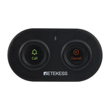 TD036 Black Two Key Caller 433MHz No.7 Battery IP55 Waterproof 200m