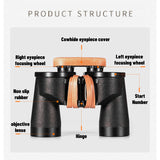 Military 12X42 88-Type Binoculars Telescope HD High Quality Distance Meter Waterproof Binoculars Rangefinder Line for Camping